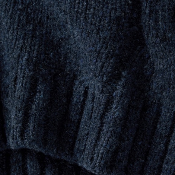 Taylor Stitch Topside Cable Knit Sweater – Navy Donegal (36 / XS) - Picture 5 of 7